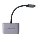 Lapcare-C 4 in 1 extended Travel Docking Station (USB / PD / HDMI / VGA)