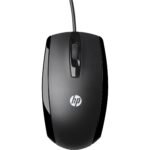 HP X1000 Wired USB Mouse with 3 Handy Buttons, Fast-Moving Scroll Wheel and Optical Sensor works on most Surfaces, 3 years warranty