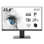 MSI PRO MP241X - Professional Computer LED Monitor 24 inches (60.96 cm) 16:9 Full HD (1920 x 1080) Pixels, 75Hz - Anti-Glare, Anti-Flicker Monitor with HDMI Port & VGA Port - Black