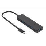 LAP-C Type-C to USB 3.0 3Port Hub with Gigabit Ethernet (LC-312)